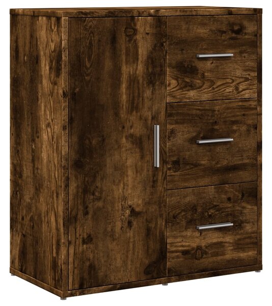 Příborníky 2 ks kouřový dub 60 x 31 x 70 cm kompozitní dřevo 3276557