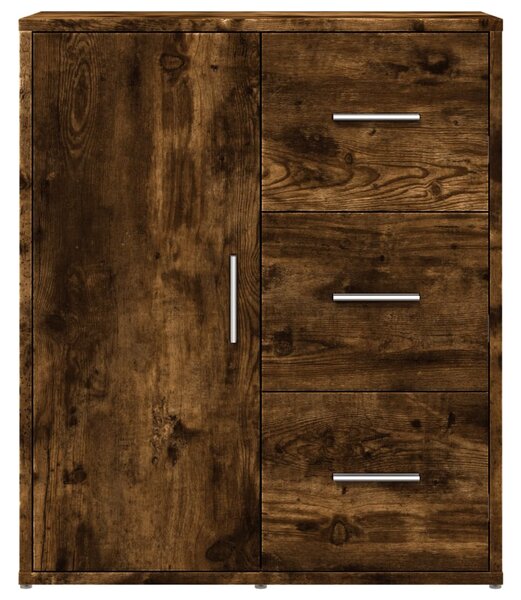 Příborníky 2 ks kouřový dub 60 x 31 x 70 cm kompozitní dřevo 3276557