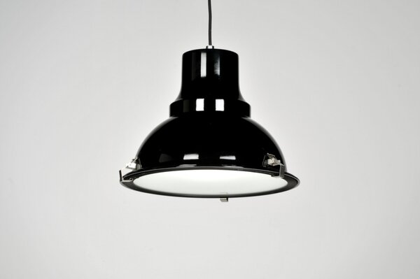 Závěsné industriální retro černé svítidlo do kuchyně Fred Black Industrie (LMD)