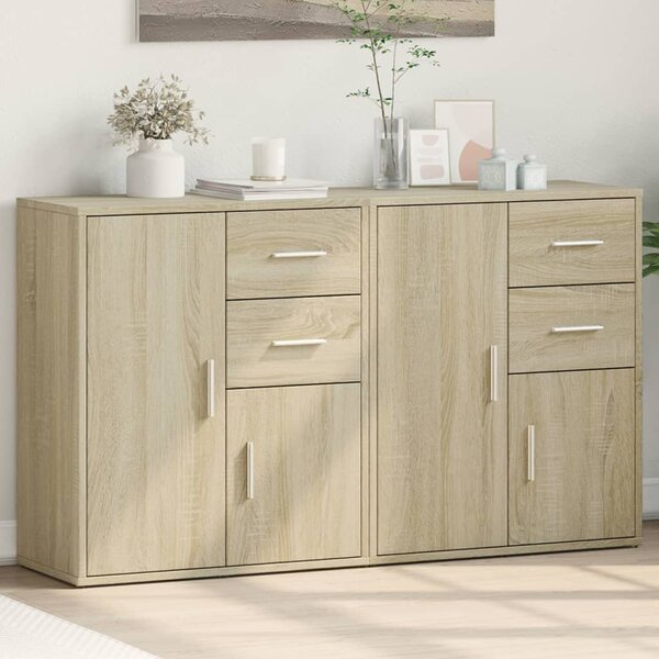 Příborníky 2 ks dub sonoma 60 x 31 x 70 cm kompozitní dřevo 3276562