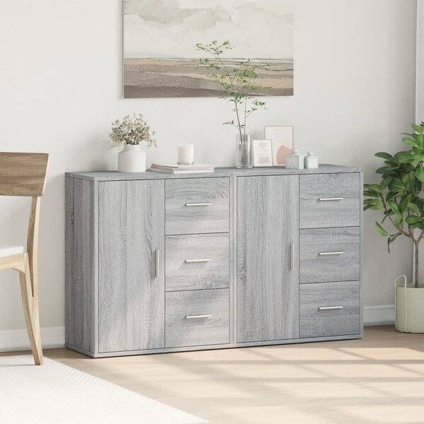 Příborníky 2 ks šedé sonoma 60 x 31 x 70 cm kompozitní dřevo 3276558