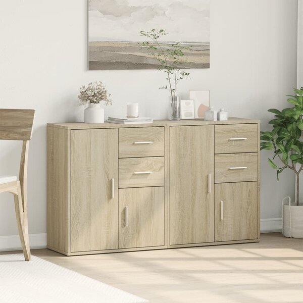 Příborníky 2 ks dub sonoma 60 x 31 x 70 cm kompozitní dřevo 3276562