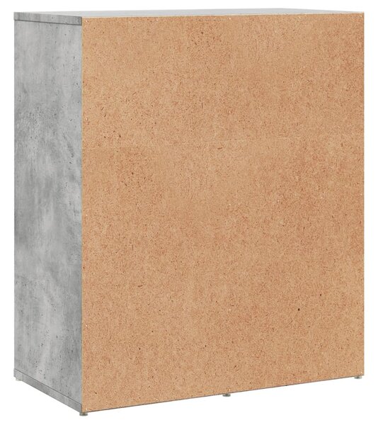 Příborníky 2 ks betonově šedé 60 x 31 x 70 cm kompozitní dřevo 3276563