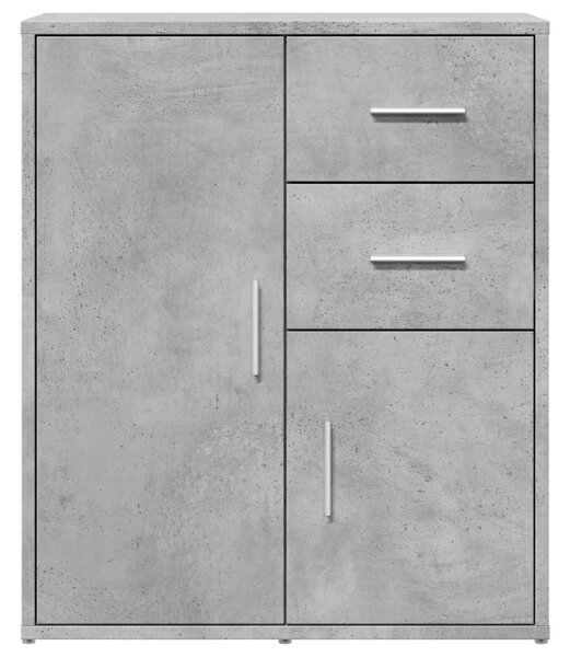 Příborníky 2 ks betonově šedé 60 x 31 x 70 cm kompozitní dřevo 3276563