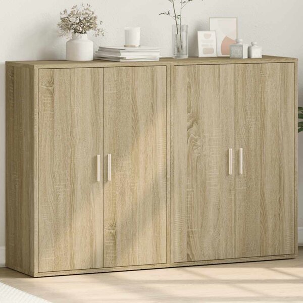 Příborníky 2 ks dub sonoma 60 x 31 x 84 cm kompozitní dřevo 3276569