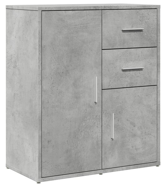 Příborníky 2 ks betonově šedé 60 x 31 x 70 cm kompozitní dřevo 3276563