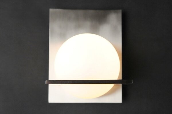 Nástěnné designové skleněné svítidlo Lune (LMD)