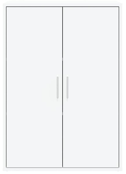 Příborníky 2 ks bílé 60 x 31 x 84 cm kompozitní dřevo 3276567