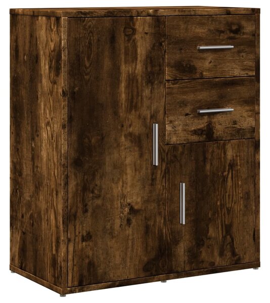 Příborníky 2 ks kouřový dub 60 x 31 x 70 cm kompozitní dřevo 3276564