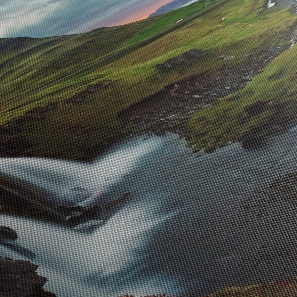Obraz - Kirkjufell při západu slunce (70x50 cm)