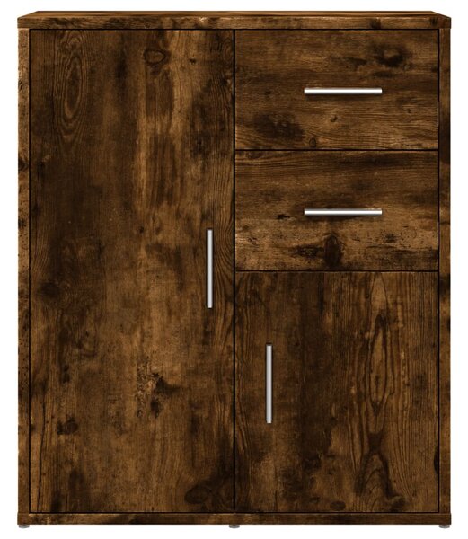 Příborníky 2 ks kouřový dub 60 x 31 x 70 cm kompozitní dřevo 3276564