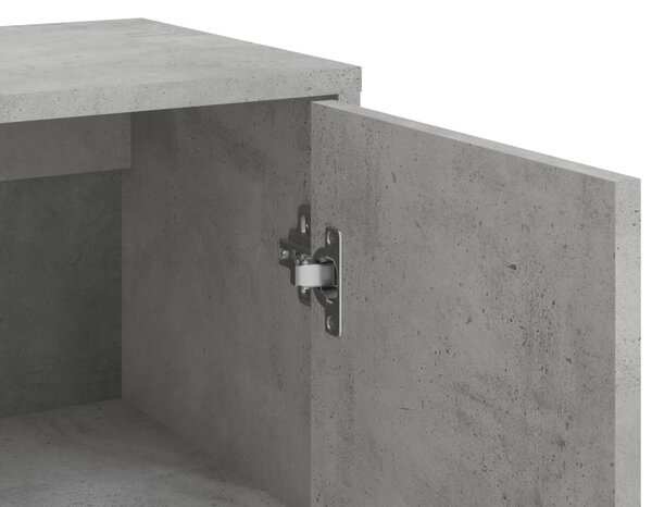 Příborníky 3 ks betonově šedé 60 x 31 x 84 cm kompozitní dřevo 3276577