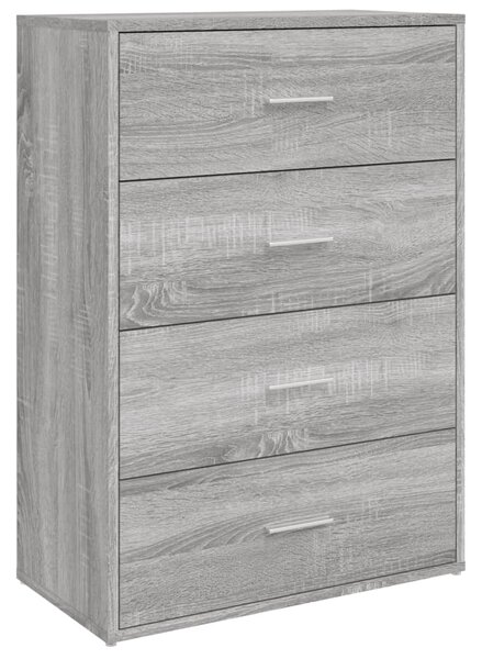 Příborníky 2 ks šedé sonoma 60 x 31 x 84 cm kompozitní dřevo 3276586
