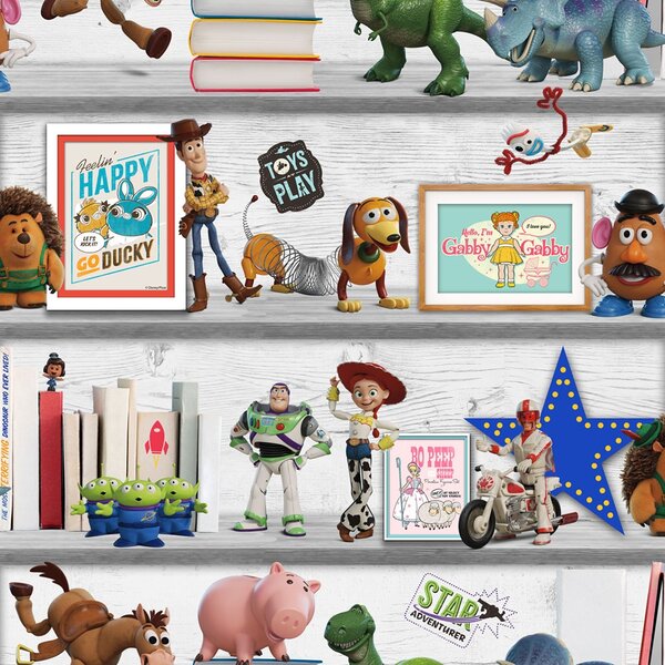 Dětská papírová tapeta 108017, Toy Story Play Date, Kids@Home 6, Graham & Brown rozměry 0,52 x 10 m