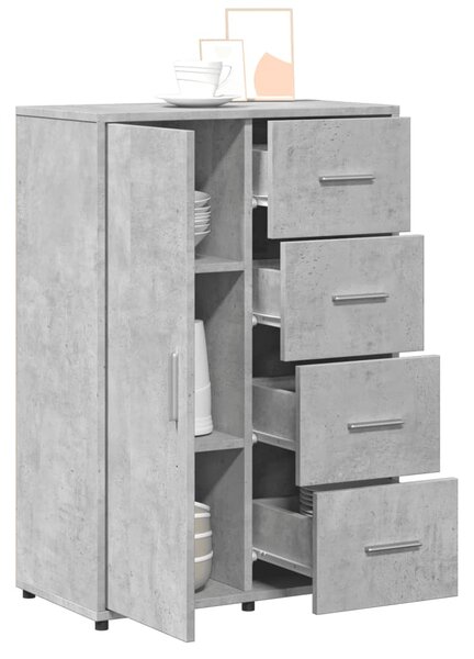 Příborníky 2 ks betonově šedé 60 x 31 x 84 cm kompozitní dřevo 3276591