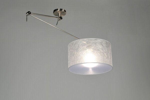 Závěsné designové svítidlo nad stůl Snap Light Silver Look (LMD)