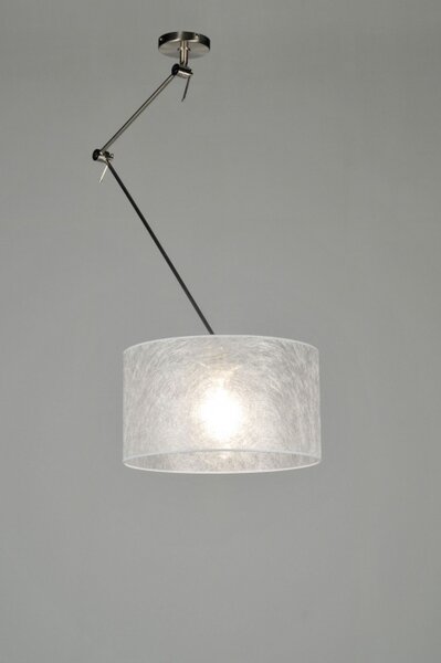 Závěsné designové svítidlo nad stůl Snap Light Silver Look (LMD)