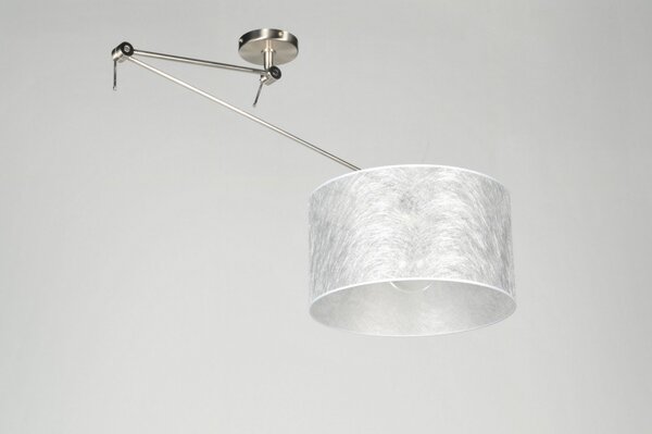 Závěsné designové svítidlo nad stůl Snap Light Silver Look (LMD)