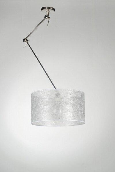 Závěsné designové svítidlo nad stůl Snap Light Silver Look (LMD)