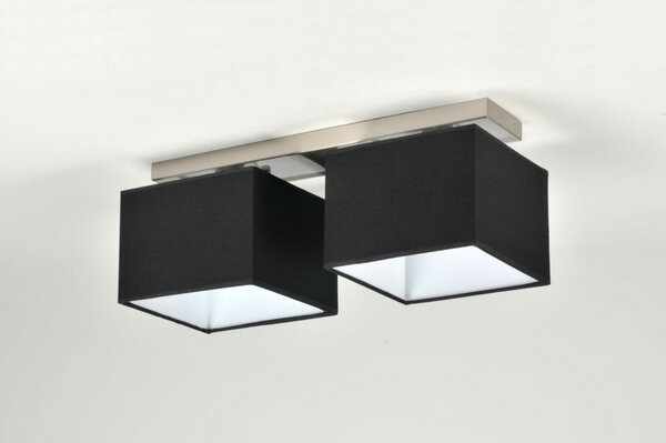 Stropní designové černé svítidlo Anders Black II (LMD)
