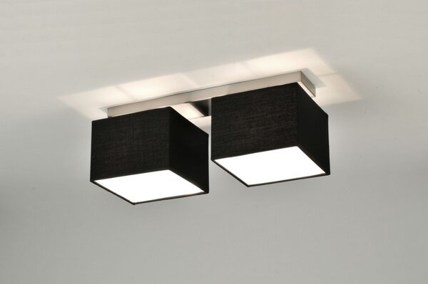 Stropní designové černé svítidlo Anders Black II (LMD)