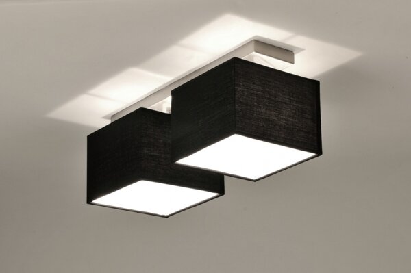 Stropní designové černé svítidlo Anders Black II (LMD)