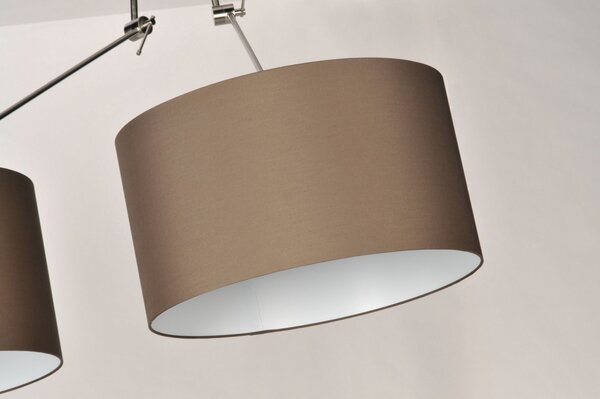 Závěsné designové svítidlo nad stůl Snap Duo Brown (LMD)