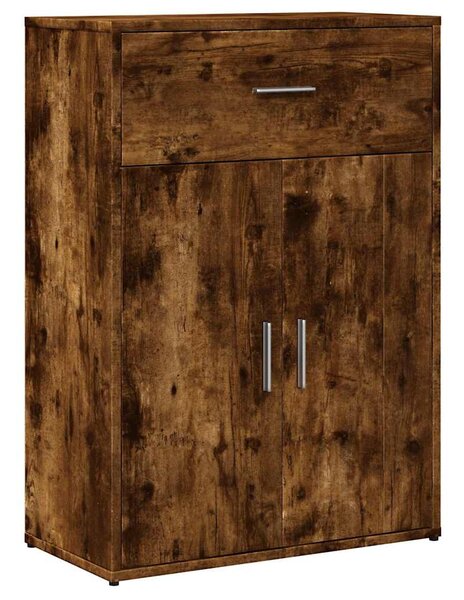 Příborníky 2 ks kouřový dub 60 x 30 x 84 cm kompozitní dřevo 3276599
