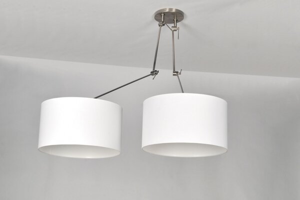 Závěsné designové svítidlo nad stůl Snap Duo White (LMD)