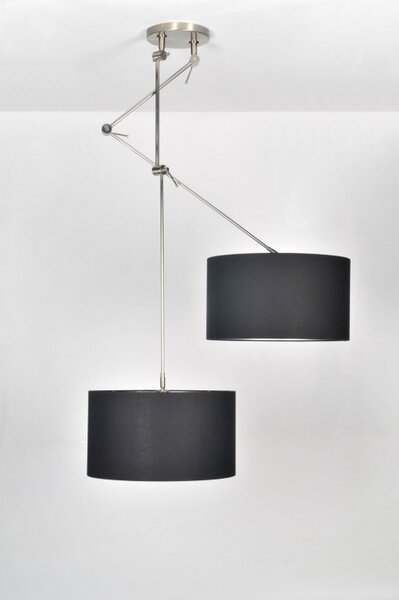 Závěsné designové svítidlo nad stůl Snap Duo Black (LMD)