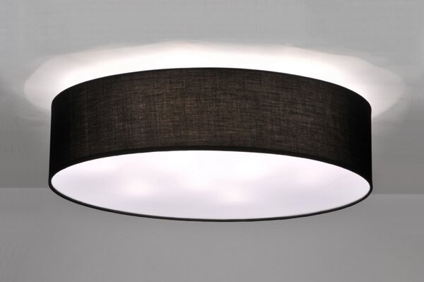 Stropní designové černé svítidlo do obýváku Royal Black (LMD)