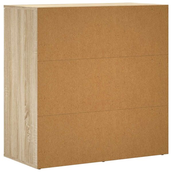 Příborníky 2 ks dub sonoma 79 x 38 x 80 cm kompozitní dřevo 3276604