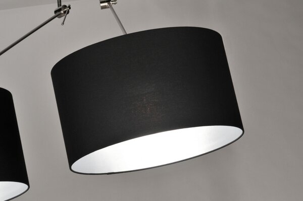Závěsné designové svítidlo nad stůl Snap Duo Black (LMD)