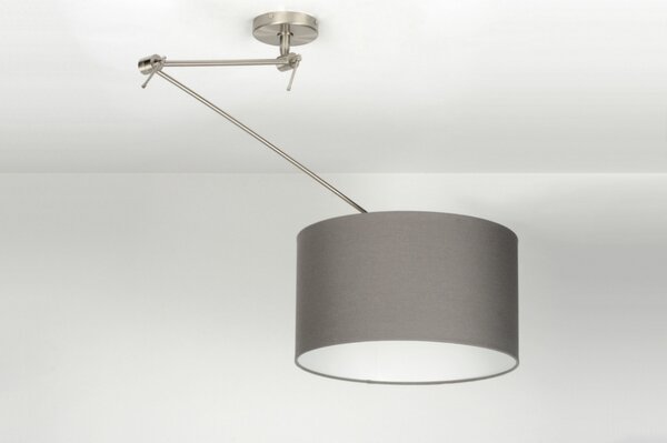 Závěsné designové svítidlo nad stůl Snap Light Grey (LMD)