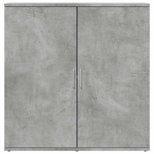 Příborníky 2 ks betonově šedé 79 x 38 x 80 cm kompozitní dřevo 3276605