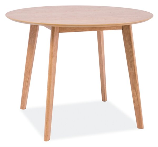 SIGNAL Jídelní stůl - MOSSO II, 90x90, dýha dub