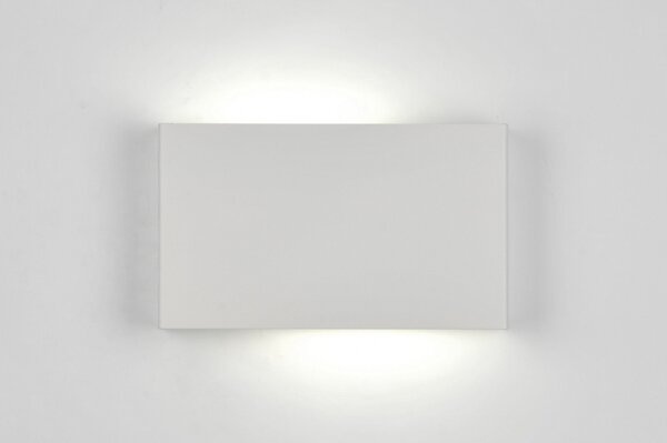 Nástěnné designové bílé svítidlo do chodby Knoxville White (LMD)