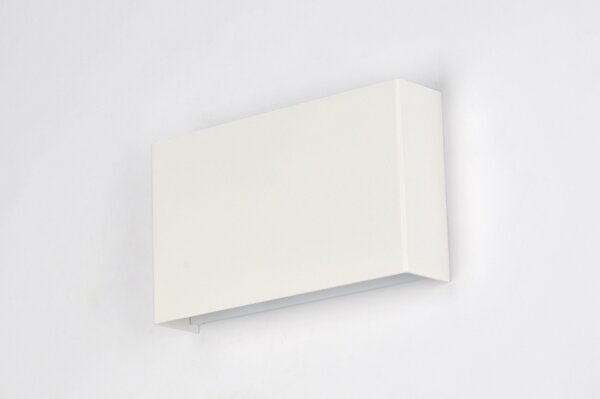 Nástěnné designové bílé svítidlo do chodby Knoxville White (LMD)
