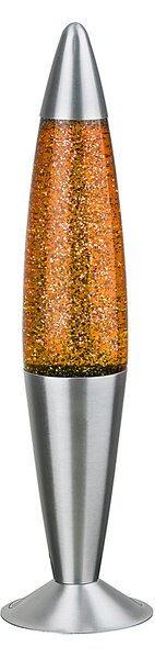 RABALUX Dekorativní lávová lampa GLITTER, žlutá 004114