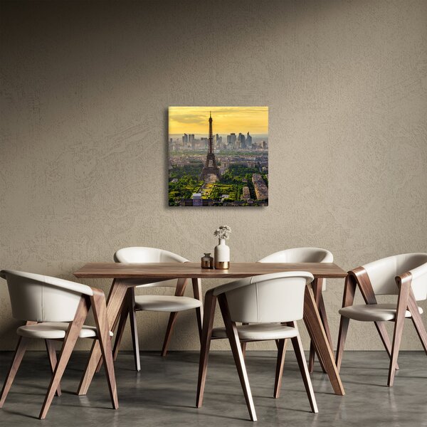 Obraz - Panorama Paříže (30x30 cm)