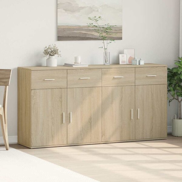 Příborníky 2 ks dub sonoma 79 x 38 x 80 cm kompozitní dřevo 3276618