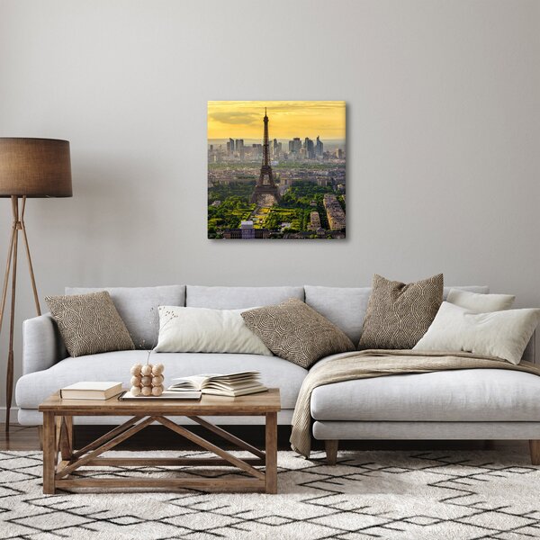 Obraz - Panorama Paříže (30x30 cm)