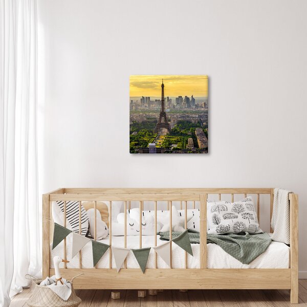 Obraz - Panorama Paříže (30x30 cm)