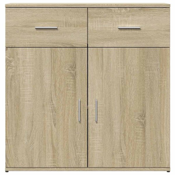 Příborníky 2 ks dub sonoma 79 x 38 x 80 cm kompozitní dřevo 3276618