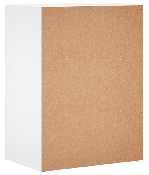 Příborníky 2 ks bílé 60 x 39 x 80 cm kompozitní dřevo 3276623