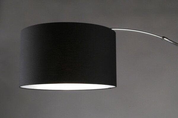 Stojací designová oblouková lampa Dallas Black (LMD)