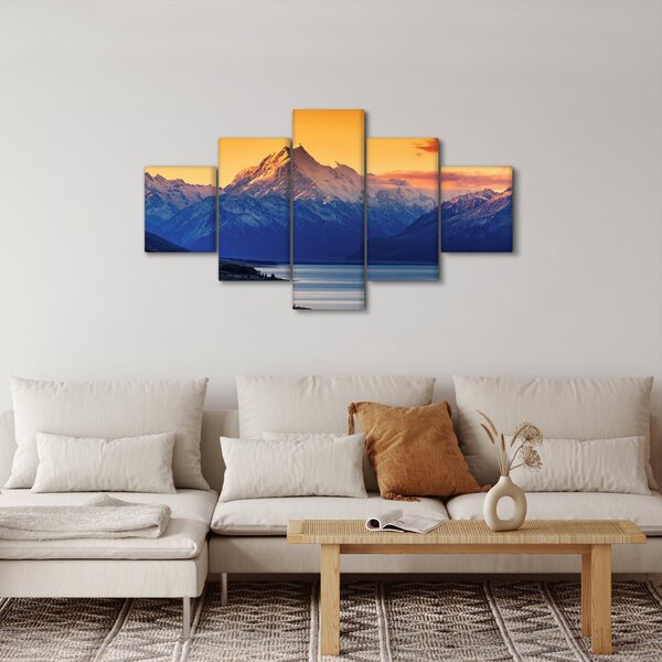 Obraz - Jezero Pukaki (125x70 cm)