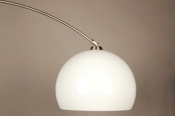 Stojací designová oblouková lampa Cannes Crema (LMD)