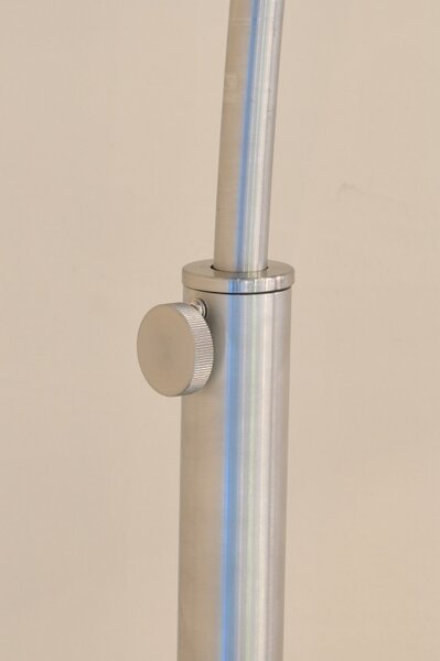 Stojací designová oblouková lampa Cannes Crema (LMD)