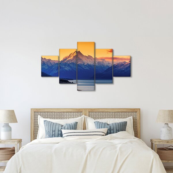 Obraz - Jezero Pukaki (125x70 cm)
